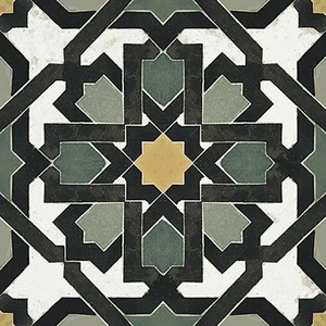 Image 2 of New Vintage Decoro 15 Natural 8" x 8" (VINDEC15) Traditional Look Floor Tiles sold at Floors & Baths Pro's