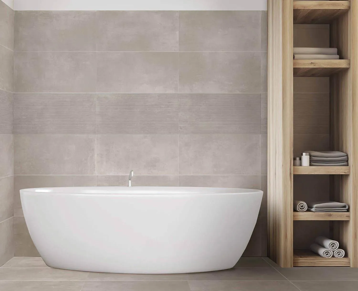 Loft Taupe 12" x 24" (564257020) Concrete Look Floor Tiles
