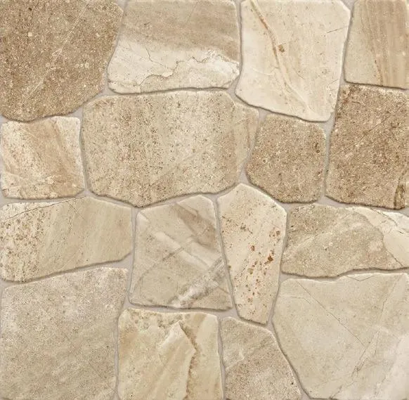 Collage Alpine Sand Matte 17" x 17" (BA-590) Stone Look Floor Tiles