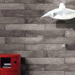 Image 2 of Bricklane Cemento Matte 4" x 24" (BR163) Brick Look Floor Tiles sold at Floors & Baths Pro's