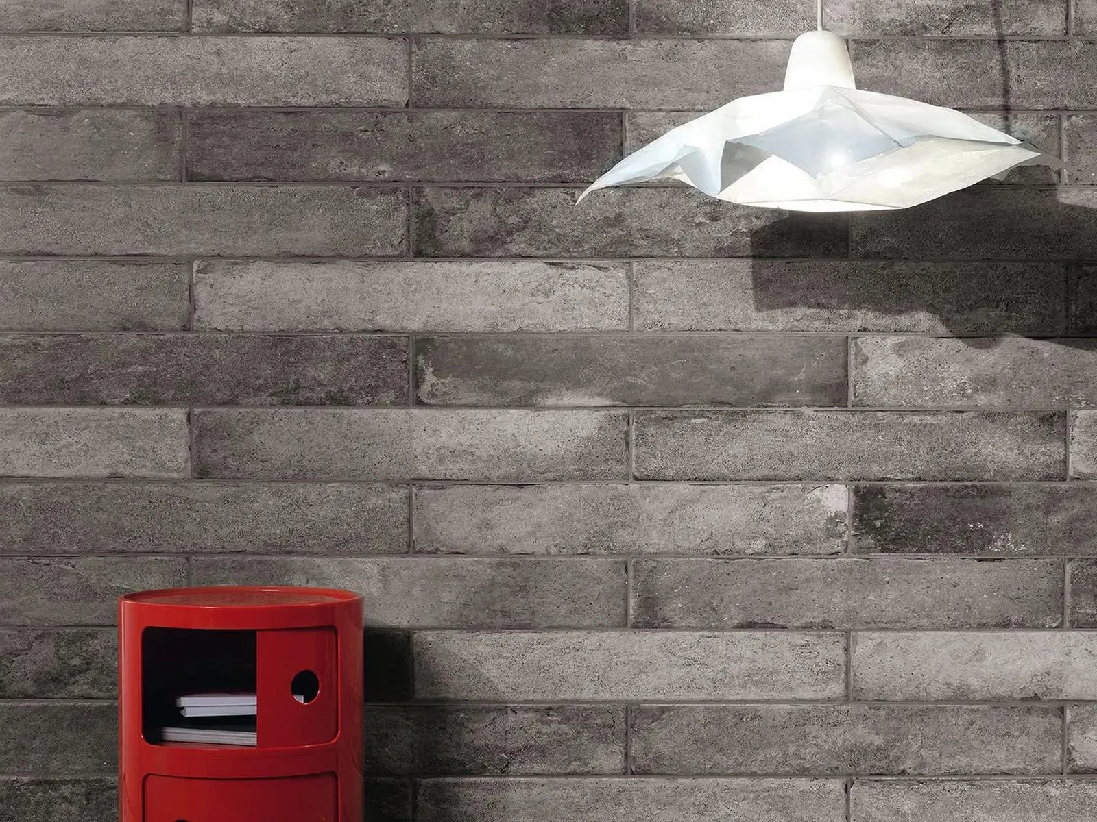 Bricklane Cemento Matte 4" x 24" (BR163) Brick Look Floor Tiles