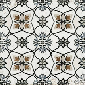 Image 2 of New Vintage Decoro 7 Natural 8" x 8" (VINDEC7) Traditional Look Floor Tiles sold at Floors & Baths Pro's