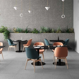 Image 3 of Flake Light Medium Matte 24" x 24" (FLMELI24M) Terrazzo Look Floor Tiles sold at Floors & Baths Pro's