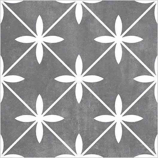 Oxford Grey Matte 13" x 13" (OXGR13) Traditional Look Floor Tiles