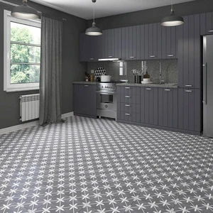 Image 3 of Oxford Grey Matte 13" x 13" (OXGR13) Traditional Look Floor Tiles sold at Floors & Baths Pro's