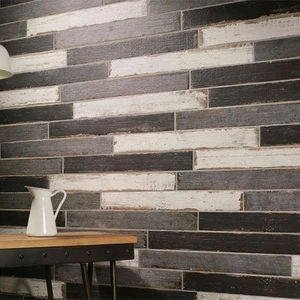 Image 2 of Retro Negre Natural 8" x 24" (RETNEG0824N) Wood Look Floor Tiles sold at Floors & Baths Pro's