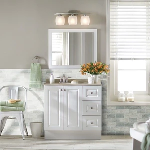 Image 2 of Arabescato Carrara White-Cool Honed 3" x 6" (TARACAR36H) Marble Look Floor Tiles sold at Floors & Baths Pro's