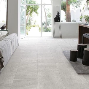 Image 2 of Ecostone Bianco Natural 24" x 48" (ECOBIA2448NR) Stone Look Floor Tiles sold at Floors & Baths Pro's