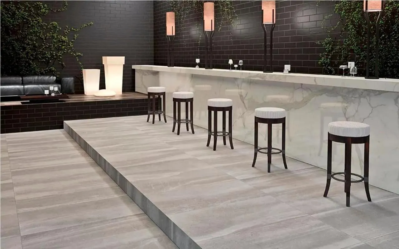 Oxide Grey Natural 24" x 24" (OXDGRE2424NR) Concrete Look Floor Tiles