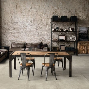 Image 2 of Industrial Ecru Natural 32" x 32" (INDECR3232NR) Concrete Look Floor Tiles sold at Floors & Baths Pro's