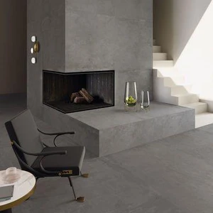 Image 2 of Ikon Grey Natural 48" x 48" (IKOGRE4848NR) Concrete Look Floor Tiles sold at Floors & Baths Pro's