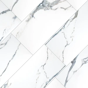Image 4 of Savoy Azula White-Cool Polished 12" x 24" (NSAVAZU1224P) Marble Look Floor Tiles sold at Floors & Baths Pro's