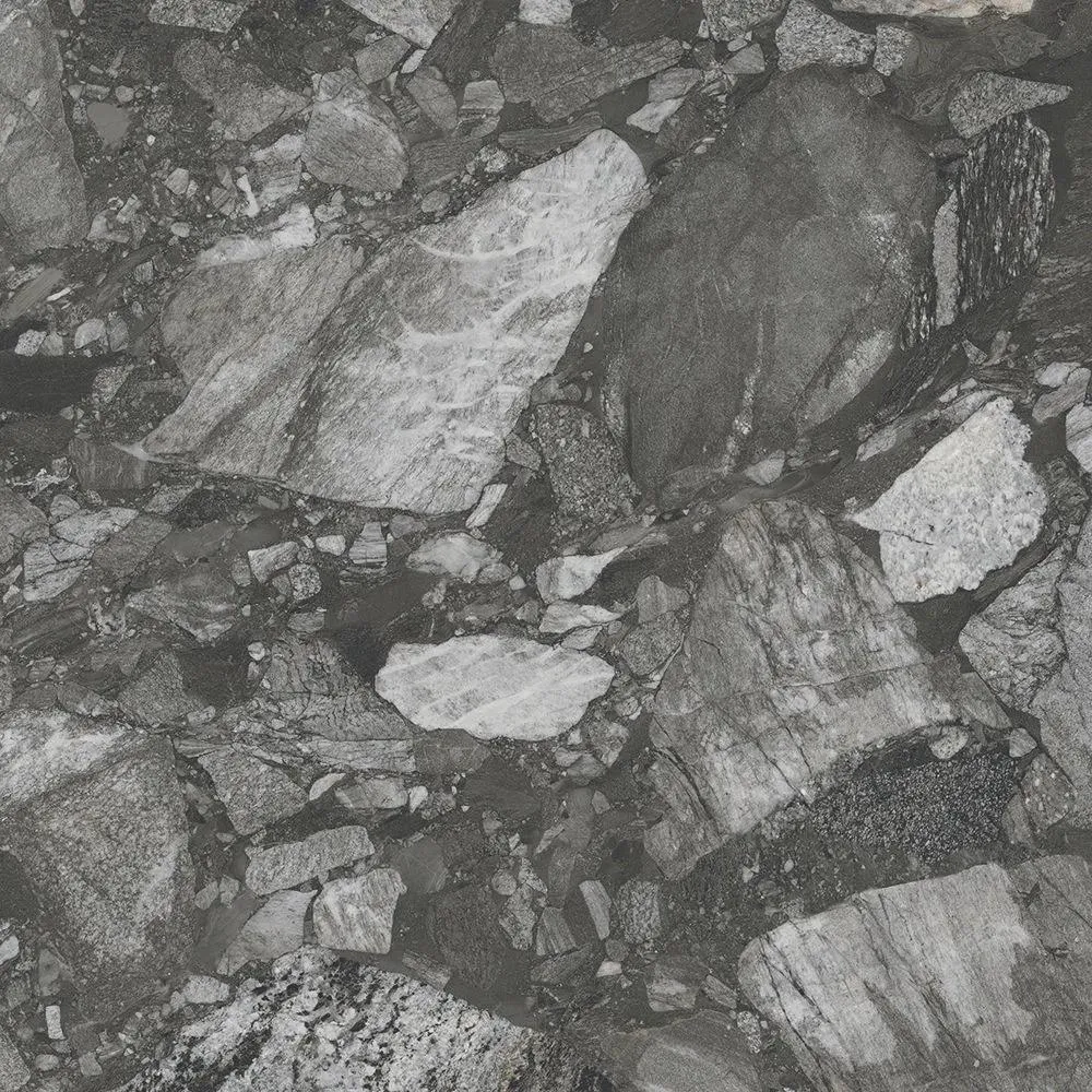 Stone River Black Natural 35" x 35" (STOBLA3535NR) Stone Look Floor Tiles