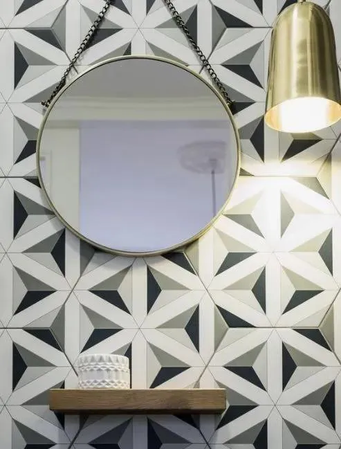 Italbec Hexagon Floor Tiles Malmoe 11" x 13" (MALHEX1113N) Geometric Look Floor Tiles