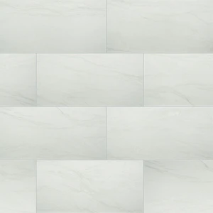 Durban White-Cool Matte 12" x 24" (NDURWHI1224) Marble Look Floor Tiles | Floors & Baths Pro's