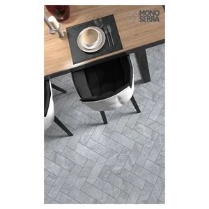Image 2 of Orobico Silver Matte 4" x 12" (CC-120) Stone Look Floor Tiles sold at Floors & Baths Pro's