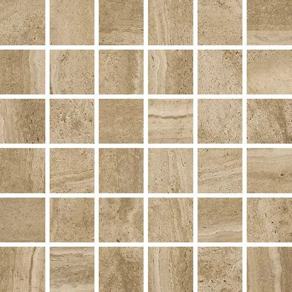 Reverso Noce Natural 12" x 12" (RV8MS5R) Marble Look Floor Tiles