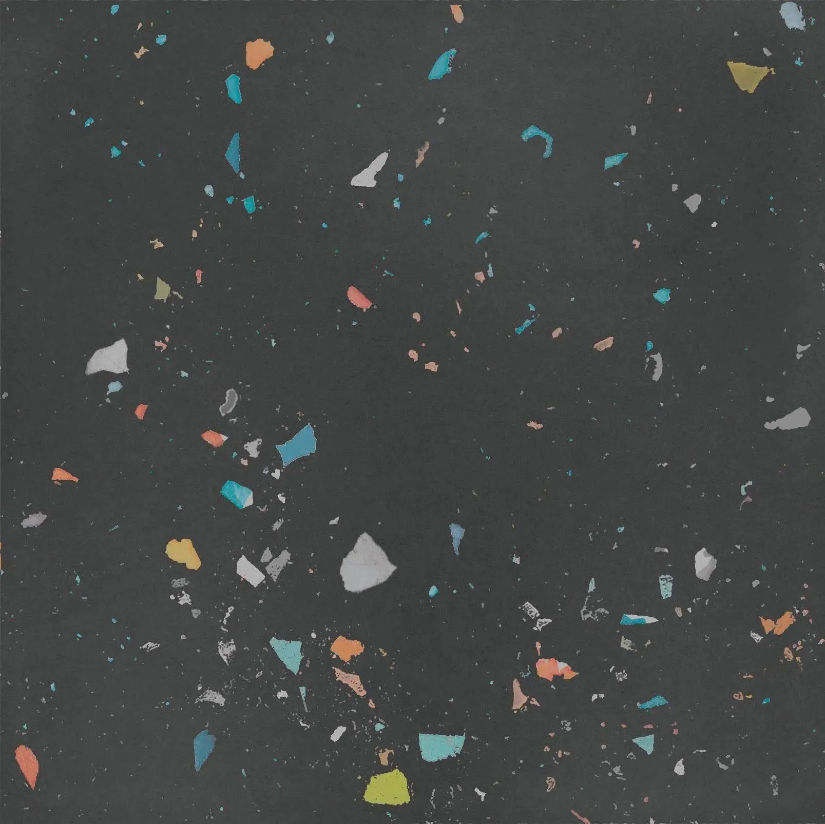 Drops Graphite 7" x 7" (DROGRA0707N) Contemporary Look Floor Tiles