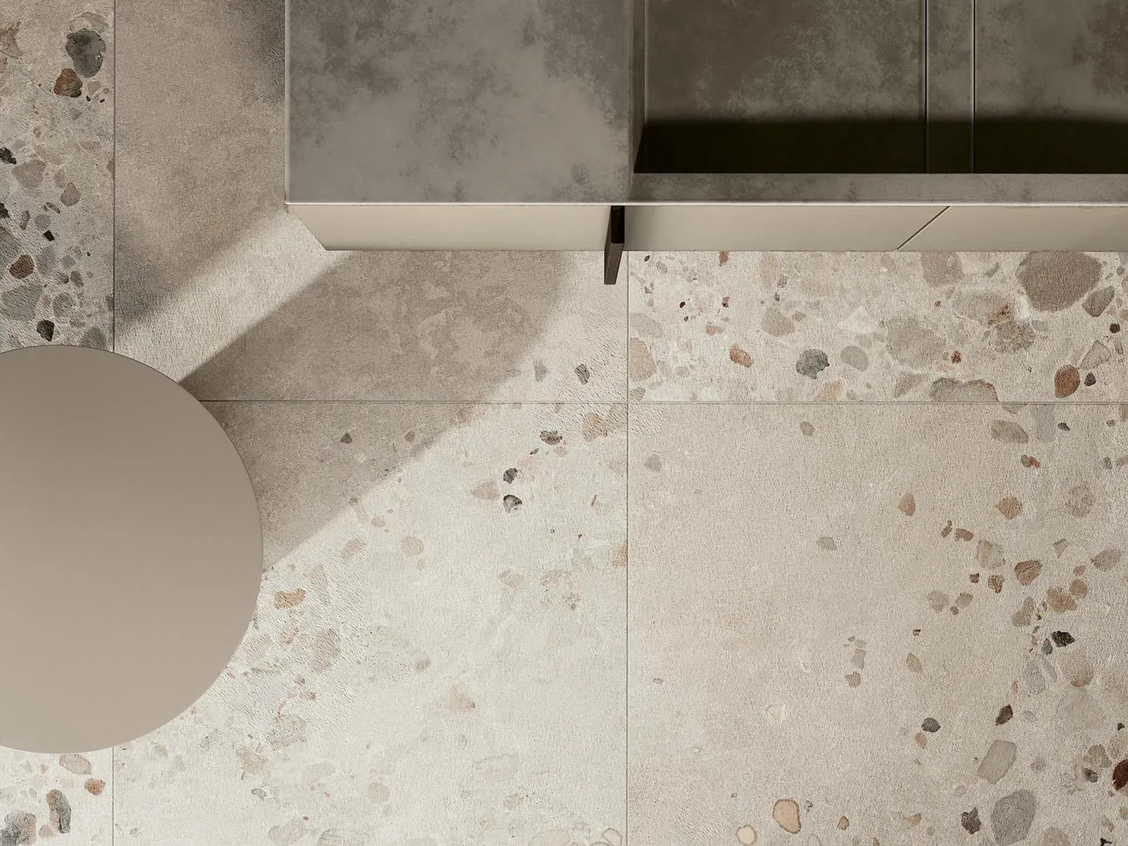 Centura Floor Tile I Cocci Siciliani Grigio Natural 24" x 24" (SC603R) Stone Look Floor Tiles