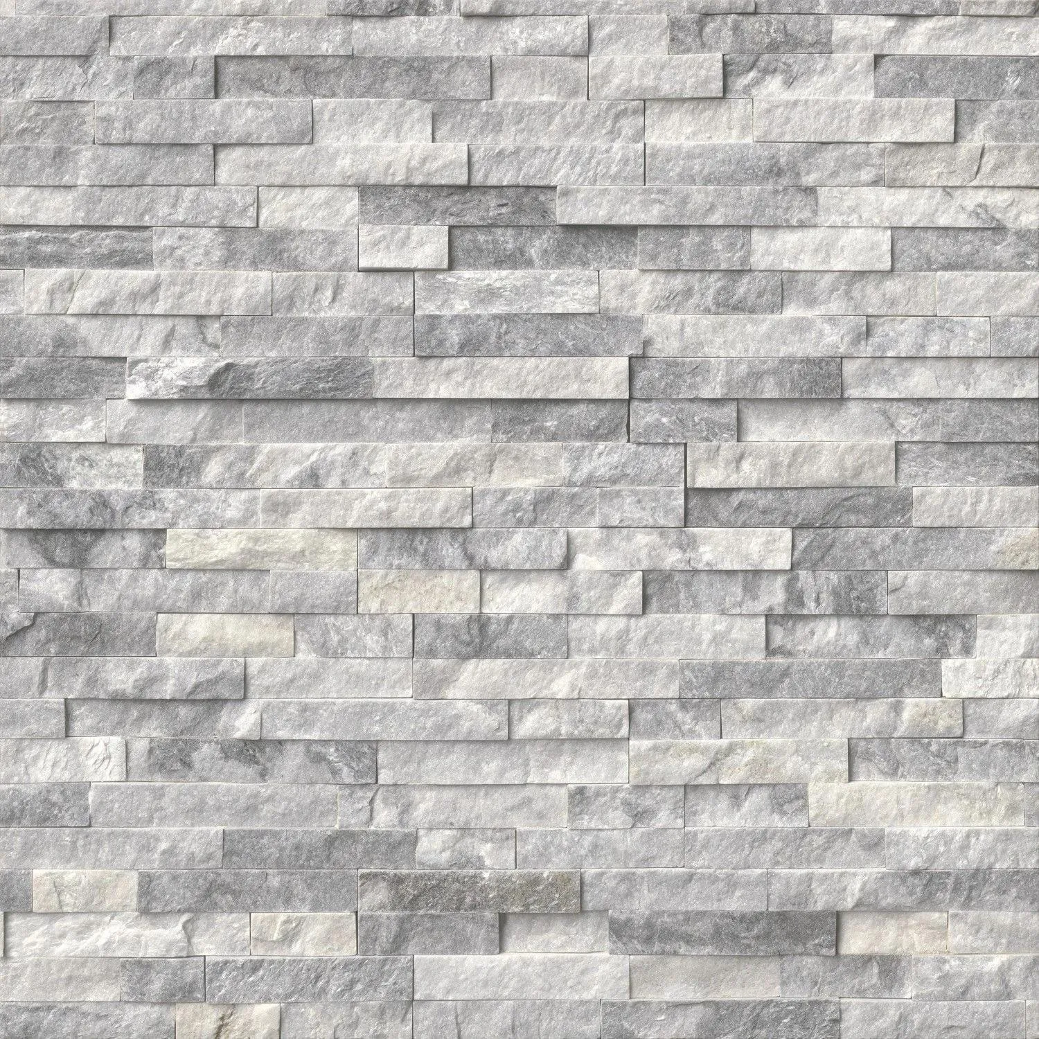 Alaska Gray-Light Splitface 6" x 24" (LPNLMALAGRY624) Stone Wall Tile