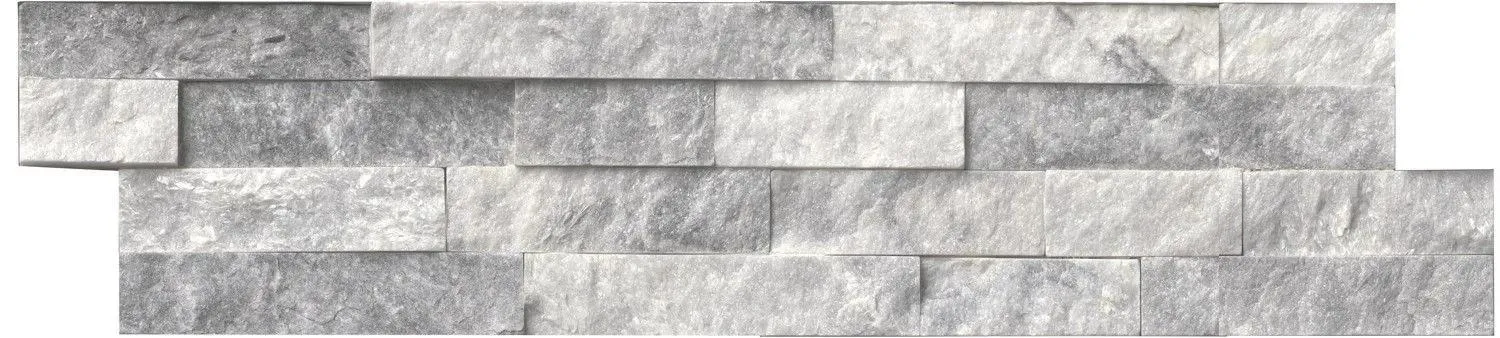 Alaska Gray-Light Splitface 6" x 24" (LPNLMALAGRY624) Stone Wall Tile