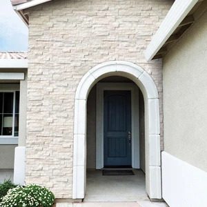 Image 2 of Arctic White-Cool Splitface 6" x 24" (LPNLQARCWHI624) Stone Wall Tile sold at Floors & Baths Pro's