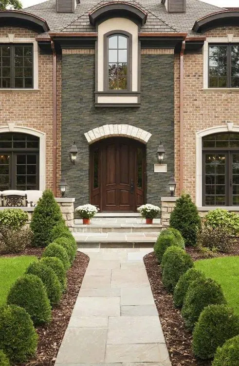 RockMount Rustic Gold Splitface 6" x 24" (LPNLSRUSGLD624) Brick Wall Tile