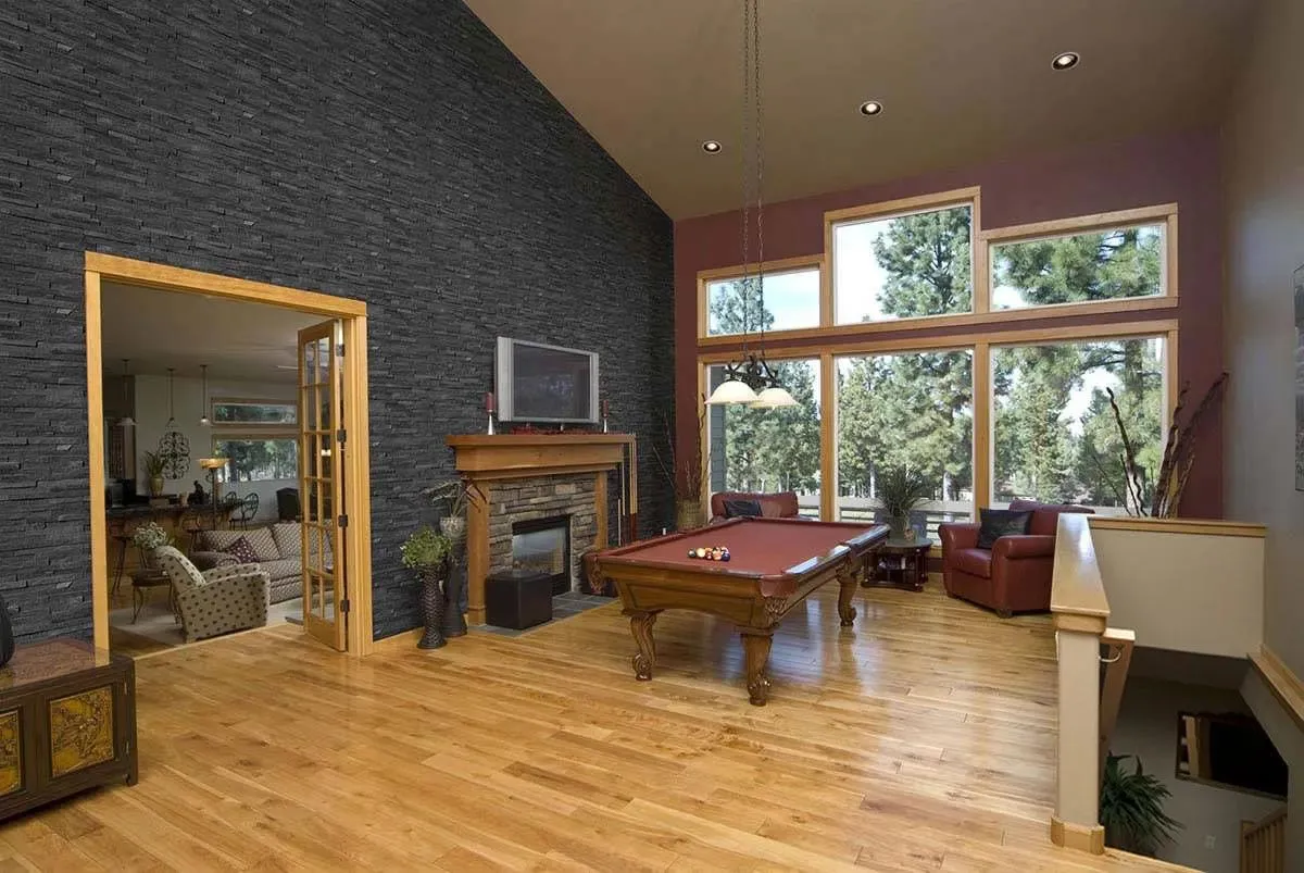 Coal Canyon Black Splitface 6" x 24" (LPNLQCOACAN624) Stone Wall Tile