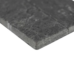 Image 3 of Coal Canyon Black Splitface 6" x 24" (LPNLQCOACAN624) Stone Wall Tile sold at Floors & Baths Pro's