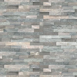  Splitface RockMount Sierra Blue Splitface 6" x 24" (LPNLQSIEBLU624) Brick Wall Tile 