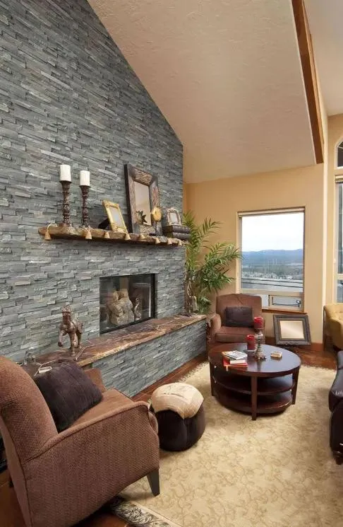 RockMount Sierra Blue Splitface 6" x 24" (LPNLQSIEBLU624) Brick Wall Tile