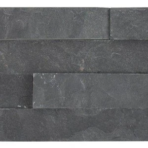 Image 4 of Premium Black Splitface 6" x 24" (LPNLSPREBLK624) Stone Wall Tile sold at Floors & Baths Pro's