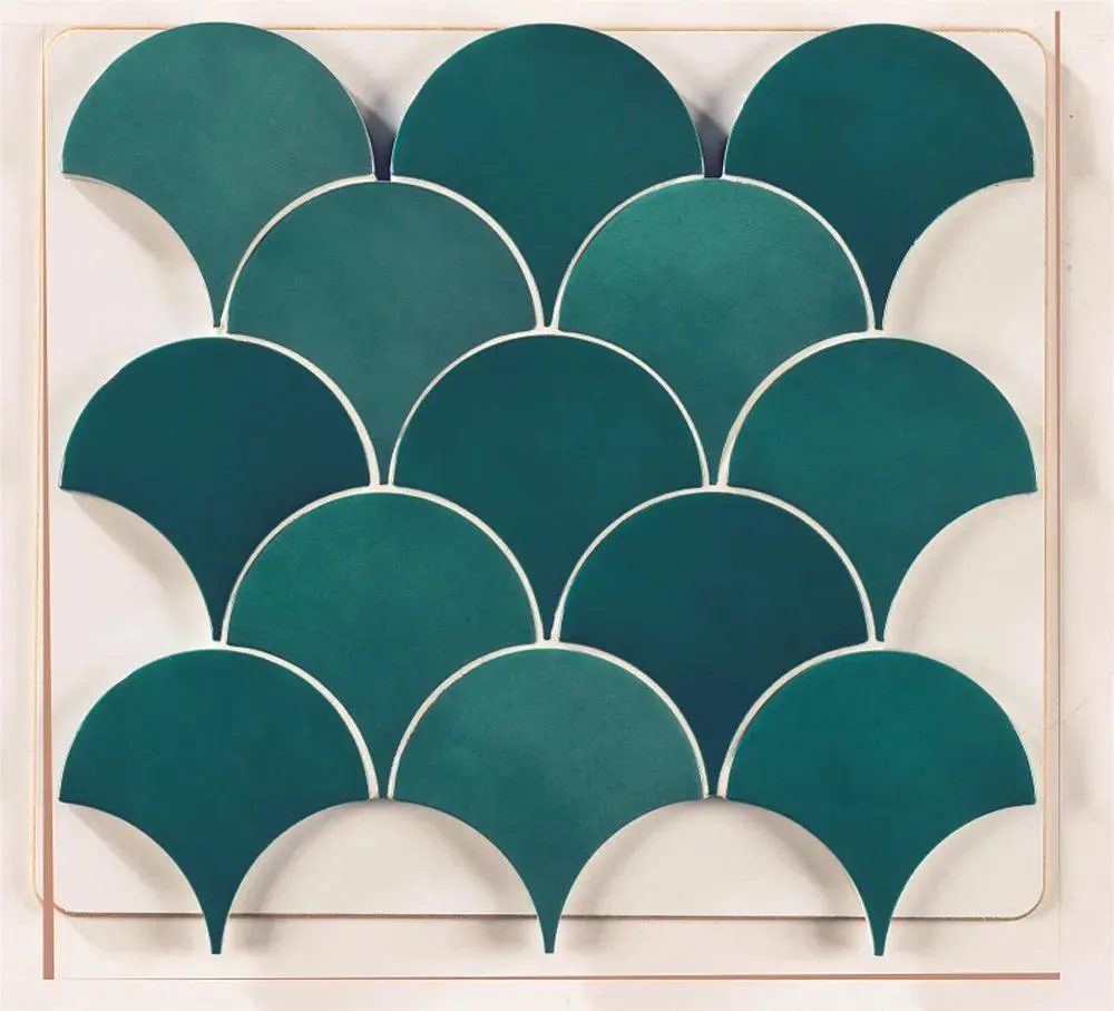 Squama Olive Glossy 3" x 5" (SQUOLI0305P) Traditional Wall Tile