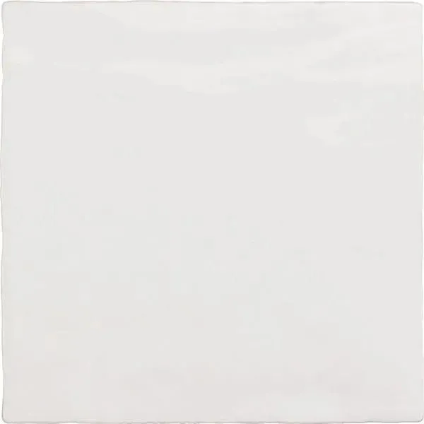 La Riviera Blanc Glossy 5" x 5" (LAR25851) Uniform Color Wall Tile