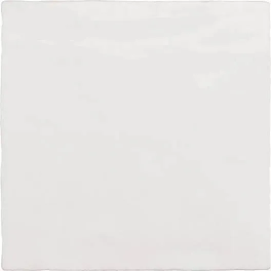 La Riviera Blanc Glossy 5" x 5" (LAR25851) Uniform Color Wall Tile