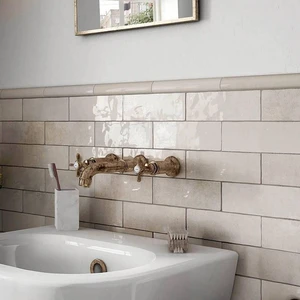Image 3 of Artisan Ochre Glossy 2-1/2" x 8" (AR24465N) Subway Wall Tile sold at Floors & Baths Pro's