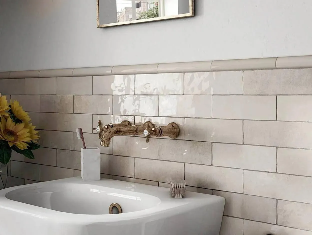 Artisan Ochre Glossy 2-1/2" x 8" (AR24465N) Subway Wall Tile