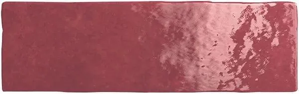 Artisan Burgundy Glossy 2-1/2" x 8" (AR24467N) Uniform Color Wall Tile