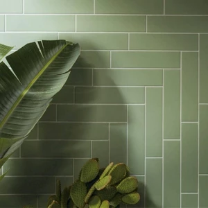 Image 3 of Rainbow Sage Matte 4" x 16" (FL416SAM) Uniform Color Wall Tile sold at Floors & Baths Pro's