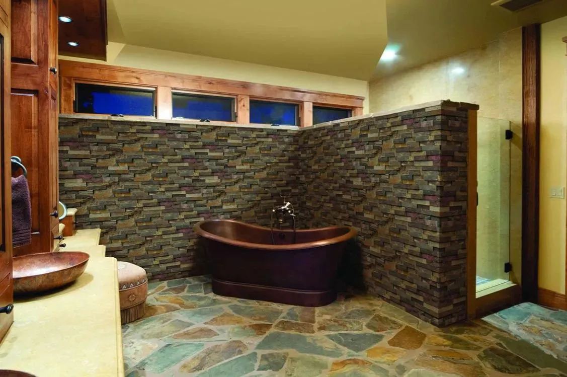 RockMount California Gold Splitface 6" x 24" (LPNLSCALGLD624) Brick Wall Tile