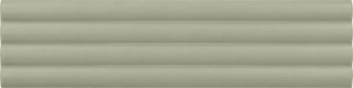 Costa Nova Onda Tansy Green Mat 2" x 8" (CON28524) 3D, Plain Wall Tile