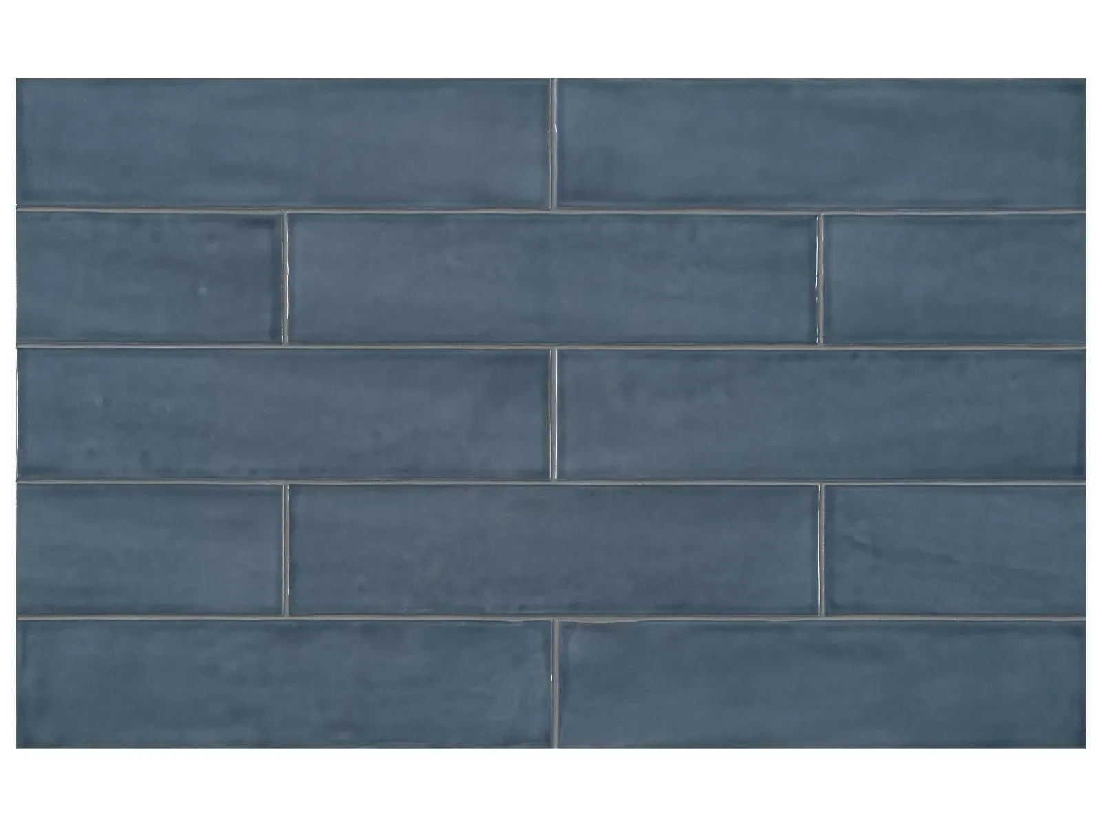 Anatolia Wall Tile Teramoda Ink Glossy 3" x 12" (4000-0253-0) Brick Wall Tile