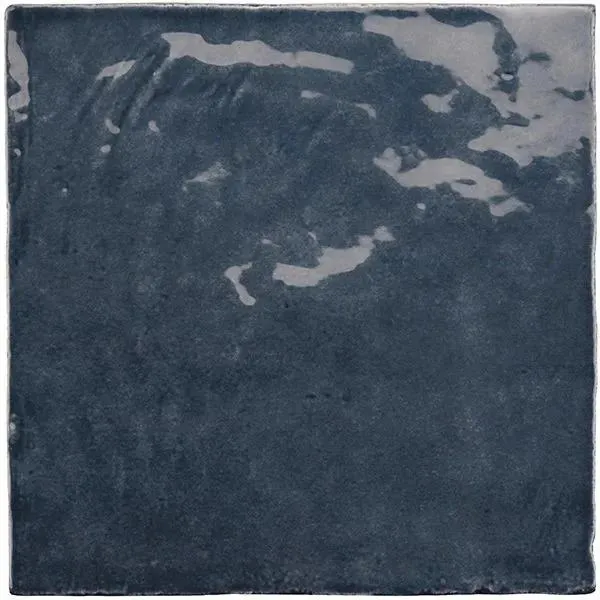 La Riviera Blue Reef Glossy 5" x 5" (LAR25861) Uniform Color Wall Tile