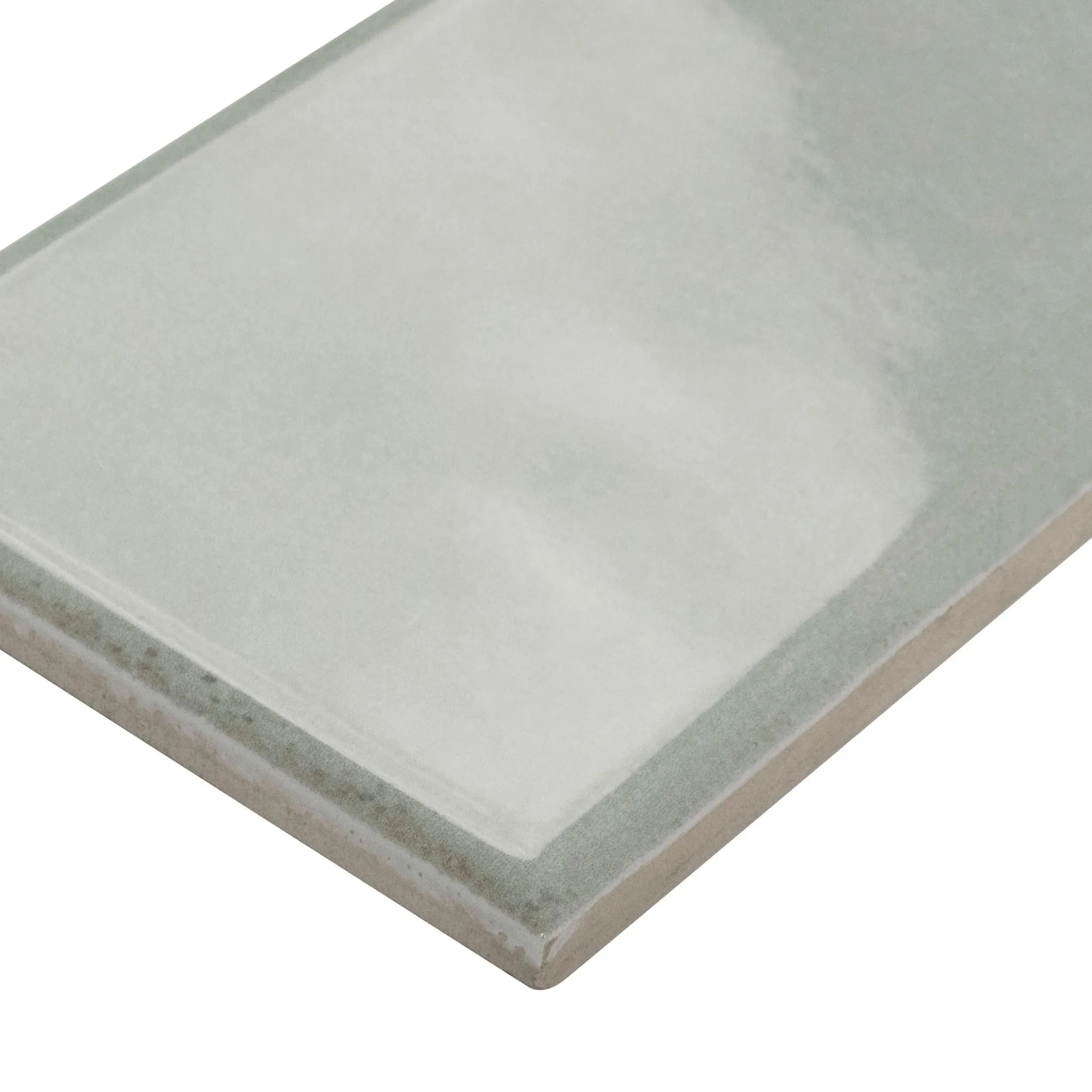 Renzo Jade Green Glossy 3" x 12" (NRENJAD3X12) Traditional Wall Tile