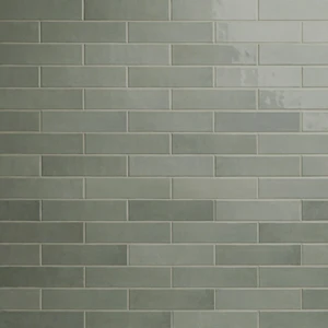 Image 3 of Renzo Jade Green Glossy 3" x 12" (NRENJAD3X12) Traditional Wall Tile sold at Floors & Baths Pro's