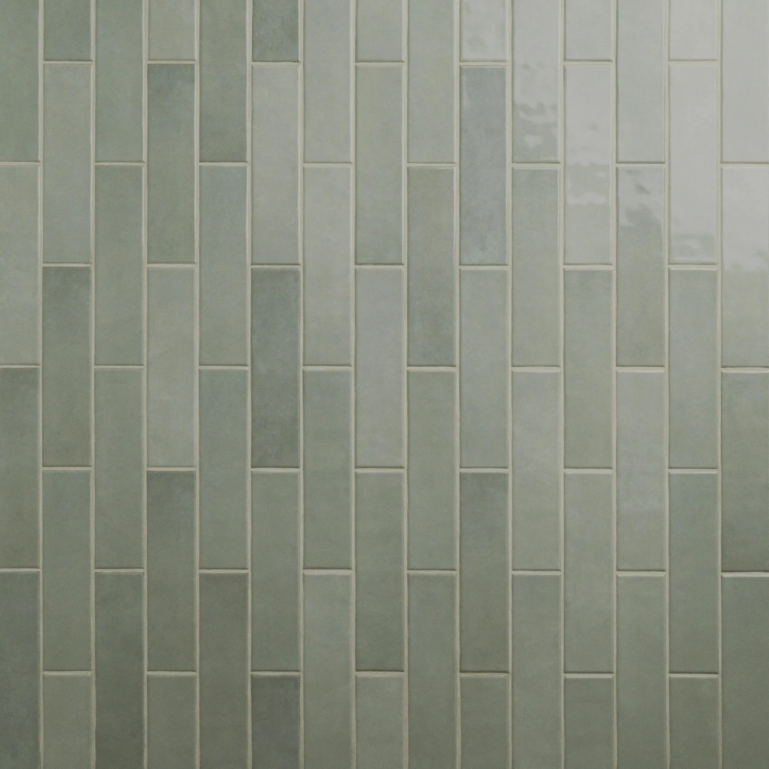 Renzo Jade Green Glossy 3" x 12" (NRENJAD3X12) Traditional Wall Tile