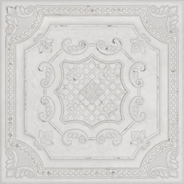Gatsby White Tin Matte 8" x 8" (GAWHTI) Metal Wall Tile