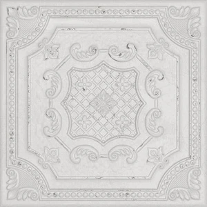 Image 2 of Gatsby White Tin Matte 8" x 8" (GAWHTI) Metal Wall Tile sold at Floors & Baths Pro's