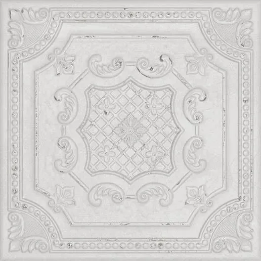 Gatsby White Tin Matte 8" x 8" (GAWHTI) Metal Wall Tile