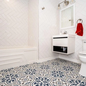 Image 2 of Urbano Pure White-Cool Glossy 4" x 12" (NURBPUR4X12) Contemporary Wall Tile sold at Floors & Baths Pro's